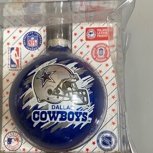 Dallas Cowboys Blue Holiday Ornament